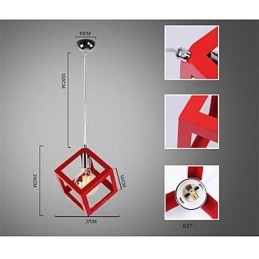 Tradiční klasický malířský kovový lustr v mini stylu