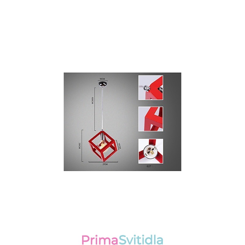 Tradiční klasický malířský kovový lustr v mini stylu