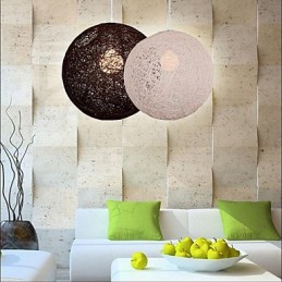 CreativeAmerican Country Creative Cany Art Color Droplight a kulový tvar lampy