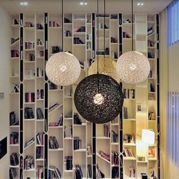 CreativeAmerican Country Creative Cany Art Color Droplight a kulový tvar lampy