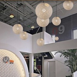 CreativeAmerican Country Creative Cany Art Color Droplight a kulový tvar lampy