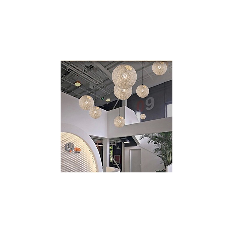 CreativeAmerican Country Creative Cany Art Color Droplight a kulový tvar lampy