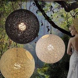CreativeAmerican Country Creative Cany Art Color Droplight a kulový tvar lampy
