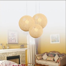 CreativeAmerican Country Creative Cany Art Color Droplight a kulový tvar lampy