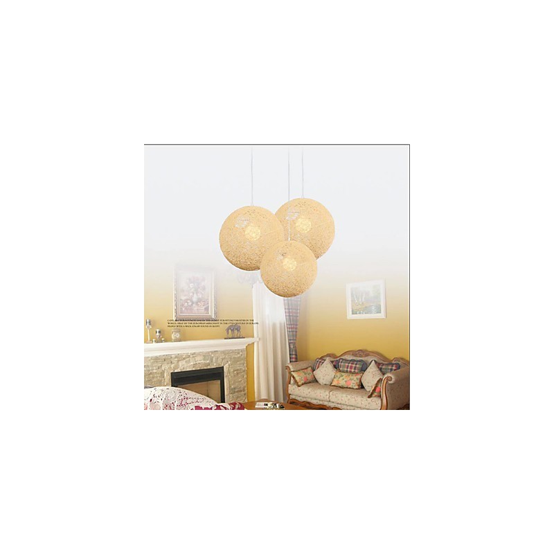 CreativeAmerican Country Creative Cany Art Color Droplight a kulový tvar lampy