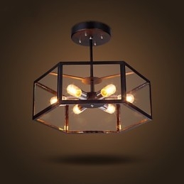 Skleněný lustr Moderní minimalistický Středomořská kavárna Nordic Lamps Lustr