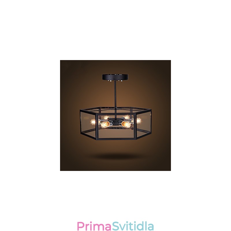Skleněný lustr Moderní minimalistický Středomořská kavárna Nordic Lamps Lustr