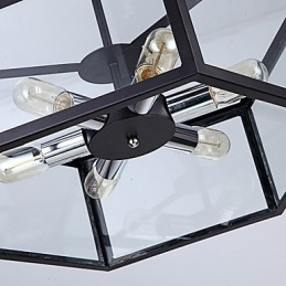 Skleněný lustr Moderní minimalistický Středomořská kavárna Nordic Lamps Lustr