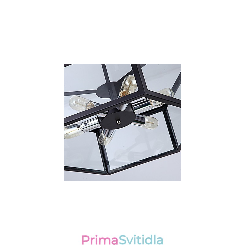 Skleněný lustr Moderní minimalistický Středomořská kavárna Nordic Lamps Lustr