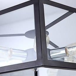 Skleněný lustr Moderní minimalistický Středomořská kavárna Nordic Lamps Lustr