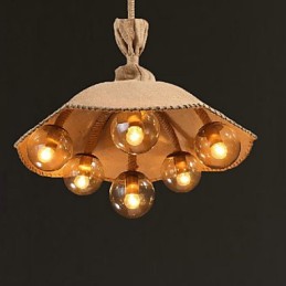 Venkovský obraz Kovový lustr Přívěsek LightBedroom