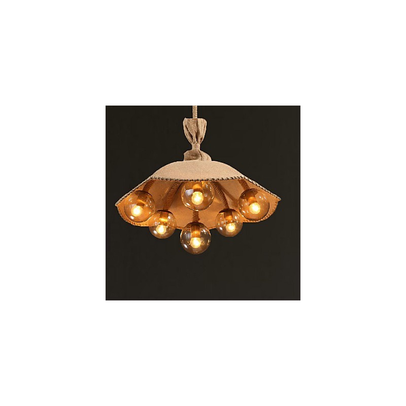 Venkovský obraz Kovový lustr Přívěsek LightBedroom