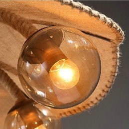 Venkovský obraz Kovový lustr Přívěsek LightBedroom