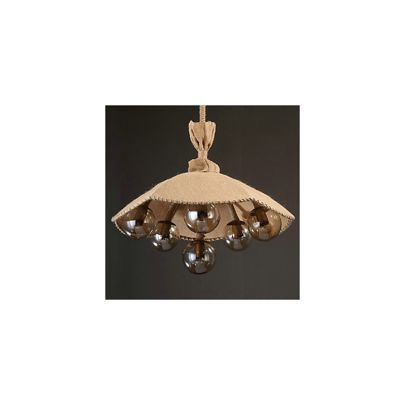 Venkovský obraz Kovový lustr Přívěsek LightBedroom