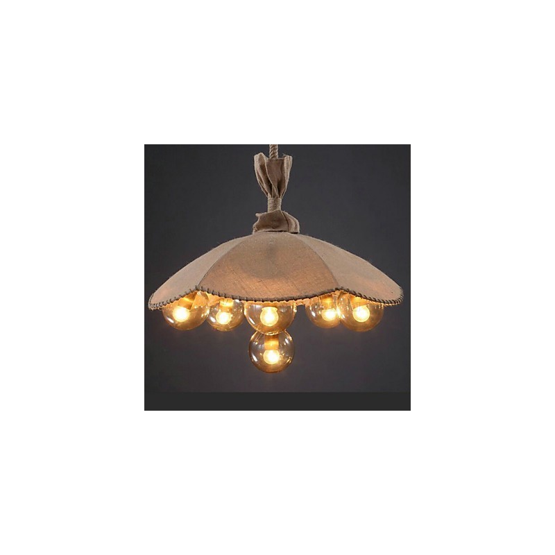 Venkovský obraz Kovový lustr Přívěsek LightBedroom