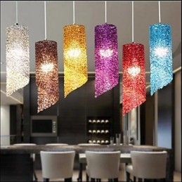 Jednohlavé válcové kulaté dlouhé hliníkové válcové kreativní lampy
