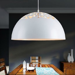 Minimalistický 1 světelný přívěsek ve stylu vintage s vyřezávaným stínidlem
