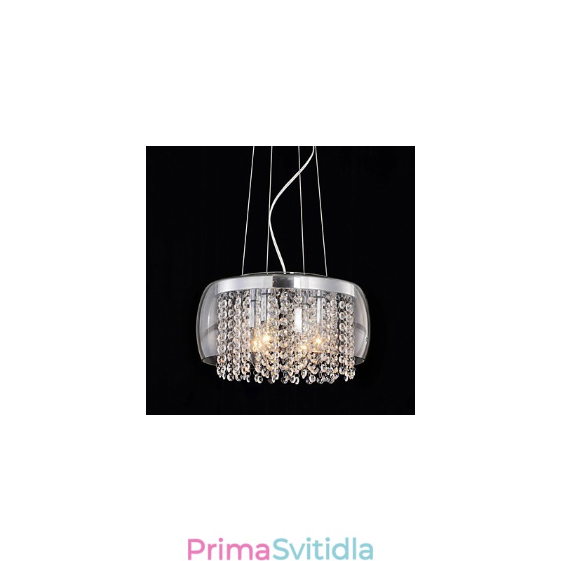 Moderní moderní bicí křišťálové závěsné světlo ve stylu mini