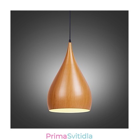 Retro závěsné závěsné svítidlo Light Wood Grain Metal Cafe Retro závěsné závěsné svítidlo Light Wood Grain Metal Cafe