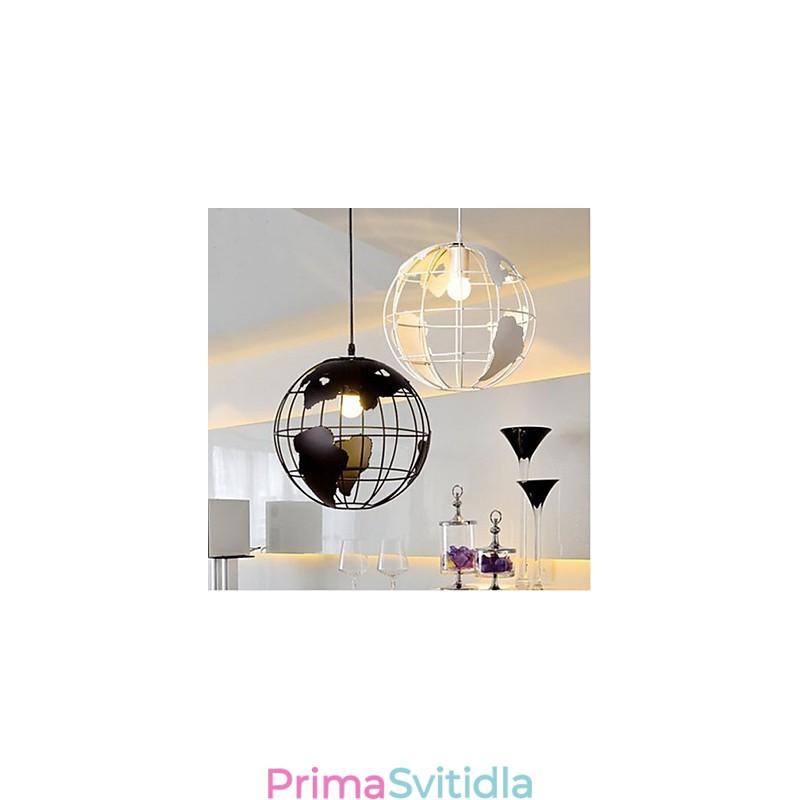 Nordic Modern Simple Earth Jednohlavá závěsná lampa