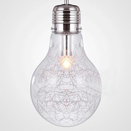 Závěsná světla Tradiční klasické rustikální Lodge Vintage Retro Glass