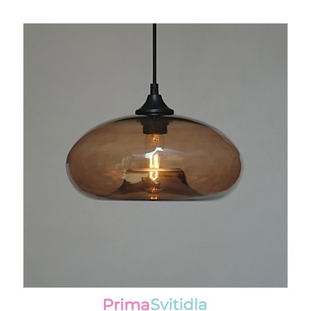 Moderní charakteristický 1 světelný přívěsek s průhledným stínidlem Moderní charakteristický 1 světelný přívěsek s průhledným stínidlem
