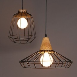 Nordic Creative kovaný železný lustr Cafe Retro Net Droplight