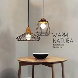 Nordic Creative kovaný železný lustr Cafe Retro Net Droplight