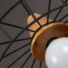 Nordic Creative kovaný železný lustr Cafe Retro Net Droplight