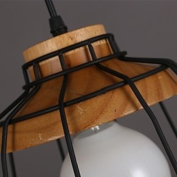 Nordic Creative kovaný železný lustr Cafe Retro Net Droplight