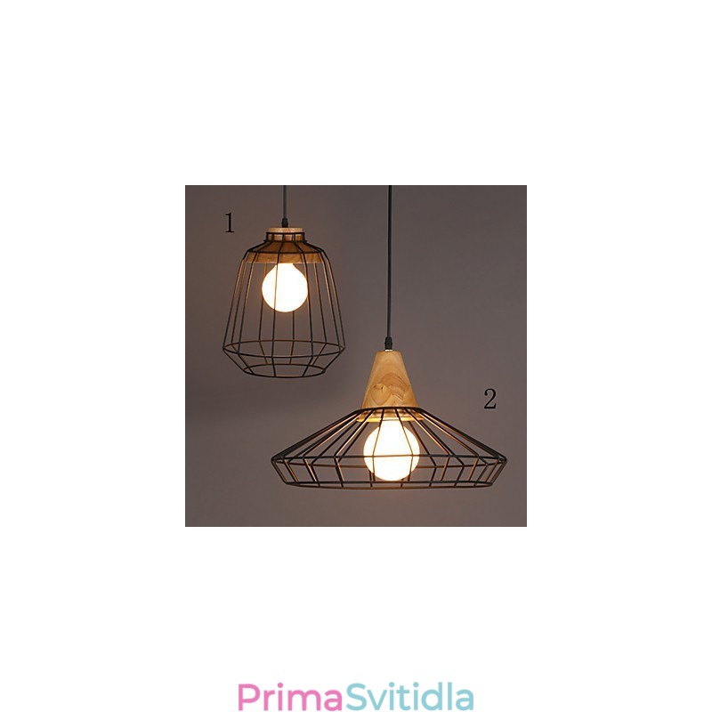 Nordic Creative kovaný železný lustr Cafe Retro Net Droplight