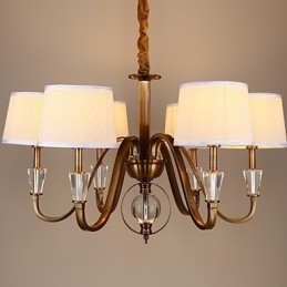 Rustic Lodge Vintage Crystal Mini styl galvanicky pokovený kovový lustr