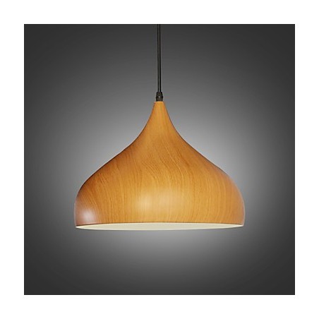 Retro závěsné závěsné svítidlo Light Wood Grain Metal Cafe Retro závěsné závěsné svítidlo Light Wood Grain Metal Cafe