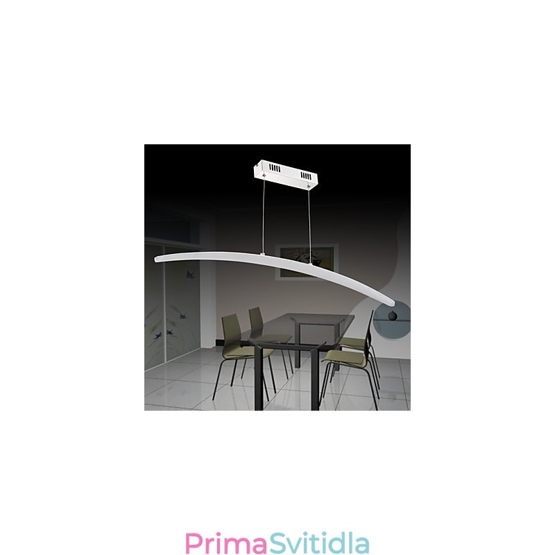 Závěsné světlo moderní moderní galvanicky pokovený kov akryl