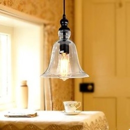 Evropský smluvní loftový skleněný lustr Bell