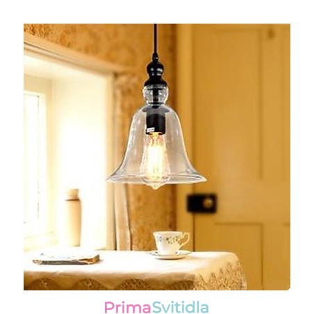 Evropský smluvní loftový skleněný lustr Bell Evropský smluvní loftový skleněný lustr Bell