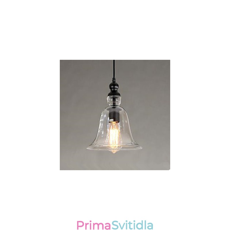 Evropský smluvní loftový skleněný lustr Bell