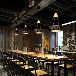 Retro klasická kovová stropní svítidla Jednoduché závěsné svítidlo Cafe závěsné svítidlo