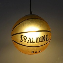 Skleněný přívěsek Cafe Retro Basketbal přívěsek