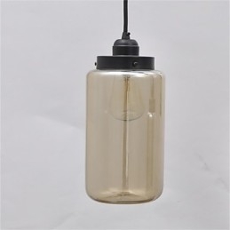 Americký retro minimalistický jednoskleněný lustr
