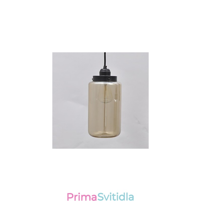 Americký retro minimalistický jednoskleněný lustr
