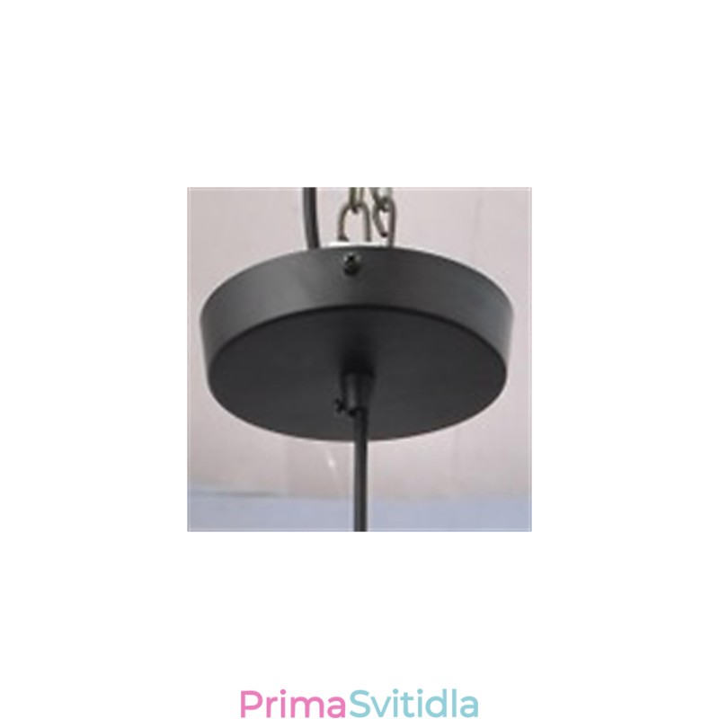 Americký retro minimalistický jednoskleněný lustr