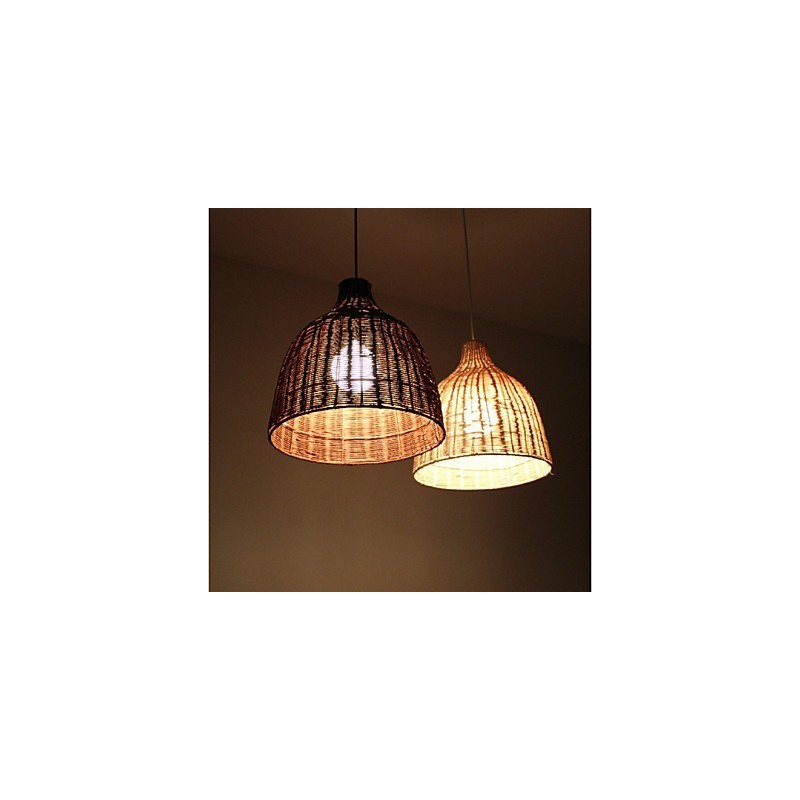 Venkovský styl Cany Art Kreativní ručně vyrobený The Cane tvoří Droplight Lamp