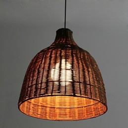 Venkovský styl Cany Art Kreativní ručně vyrobený The Cane tvoří Droplight Lamp