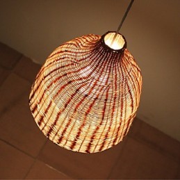 Venkovský styl Cany Art Kreativní ručně vyrobený The Cane tvoří Droplight Lamp
