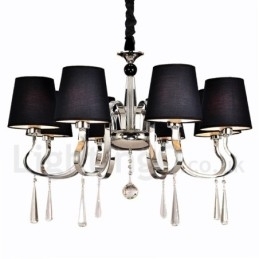 Moderní současný tradiční klasický rustikální lustr Vintage Country Island chromový kovový lustr