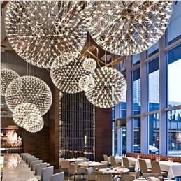 Současný lustr Creative Round Droplight Lamp Light