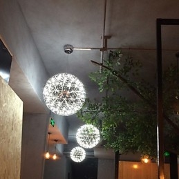Současný lustr Creative Round Droplight Lamp Light