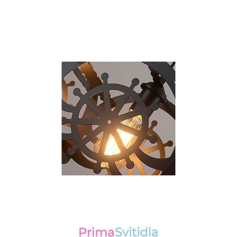 Retro klasická kovová stropní svítidla Jednoduché závěsné svítidlo Cafe závěsné svítidlo