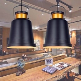 Závěsná retro závěsná lampa Cafe Light Metal